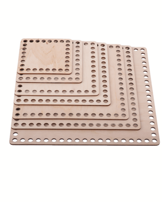 Квадратное донышко для корзины