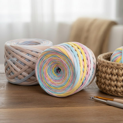 Hand Dyed T-shirt yarn