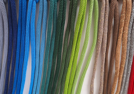 Poliestera aukla uz spolēm