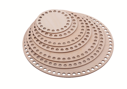 Круглое донышко для корзины