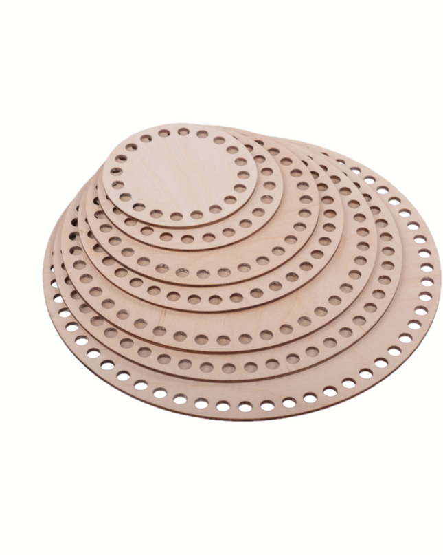 Круглое донышко для корзины