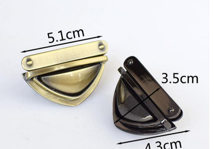 Purse closure with sizes for bag making